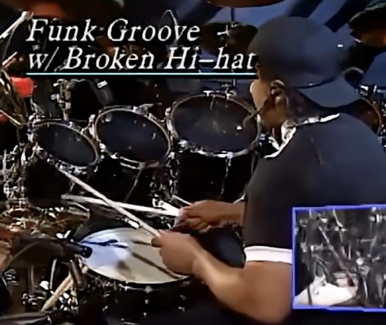 ✨ carter beauford's open-handed hi-hat magic in 47 seconds