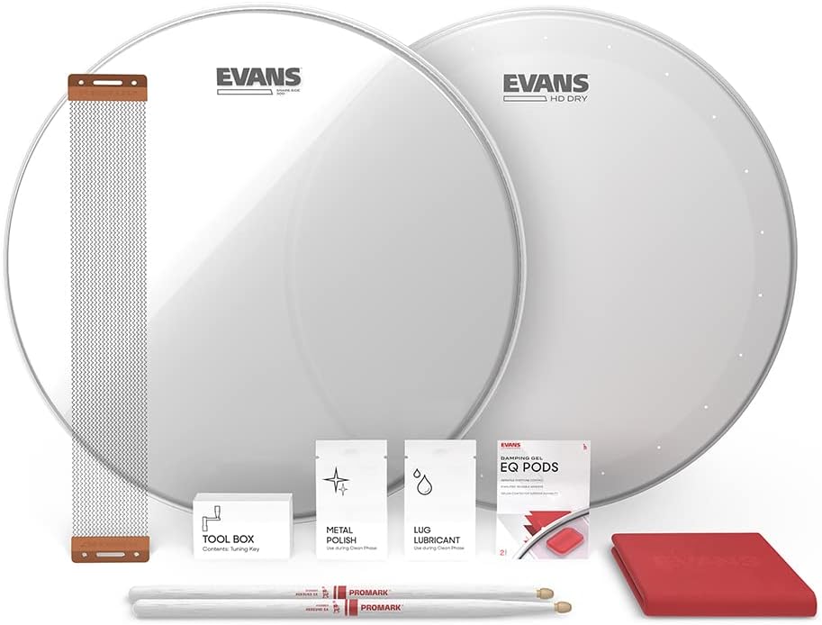 🛠️ revive a dead snare with this evans tune-up kit