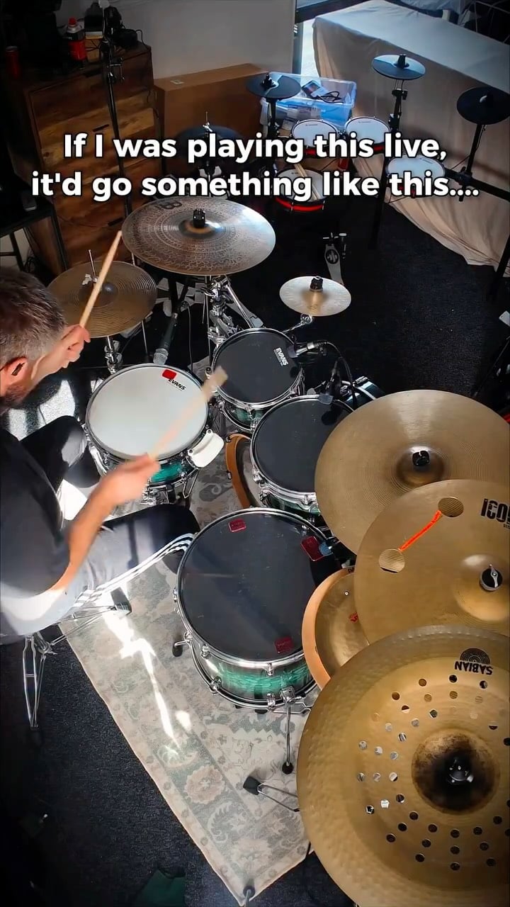 Instagram post by Sam MacKenzie - Session Drummer 🥁
