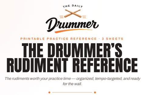 The Daily Drummer's Rudiment Reference